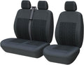 TOYOUN Van Seat Covers Universal Fit Most Vans Trucks Lorry 2+1 Single & Double
