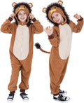 Sincere Party Kids Costume Lion Oneise Animal Jumpsuit Boys Girls Medium 6-8 New