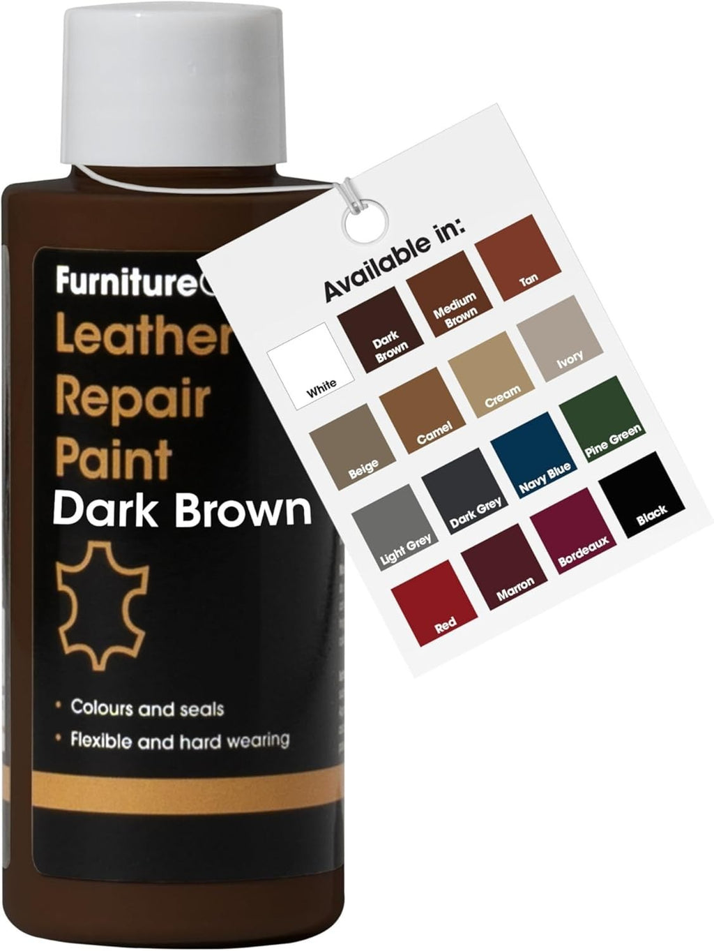 Furniture Clinic Leather Repair Paint Dye Self Seal Colourant Easy Leather New