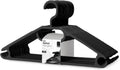 Keplin Space Saving Black Plastic Coat Hangers 20 Pack Heavy Duty Swivel New