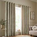 Catherine Lansfield Crushed Velvet 66x90in Eyelet Curtains Two Panels New
