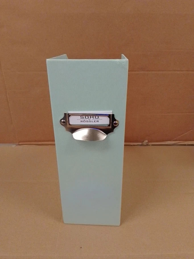 SOHO 1318452651 A4 Magazine Box Handle Mint Cardboard 26x26x31.5cm