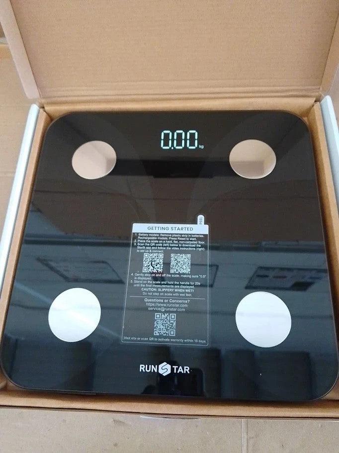 RunSTAR Scales Body Weight Fat Percentage Ultra Pecision Digital 400lb New