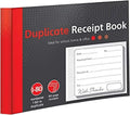1-80 Pages Numbered Duplicate Receipt Book Half Size Business Home Office New