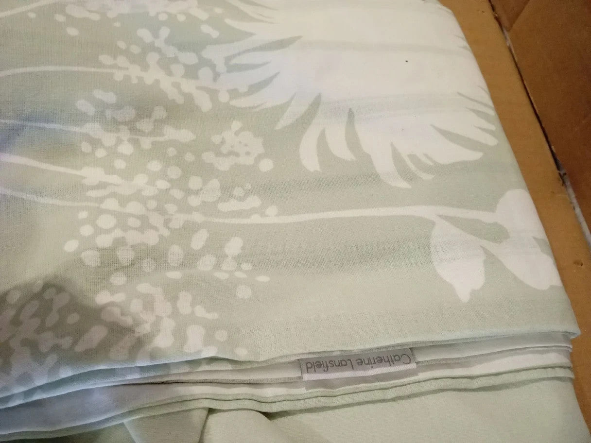 Catherine Lansfield Meadowsweet Floral Reversible Super King Duvet Cover Set New