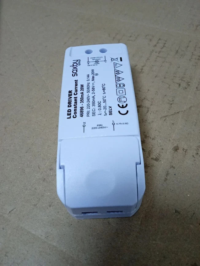 Constant Current LED Driver 20W 350mA for Indoor LED Lighting