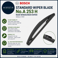 Bosch Standard Wiper Blades No A 253 H Rear Windscreen Single Item