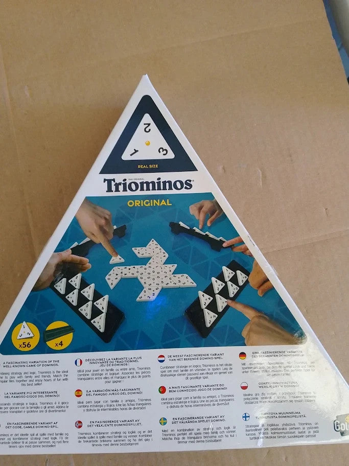 Goliath Games Triominos Original Triangular Dominoes Game Three Sided 6+ New