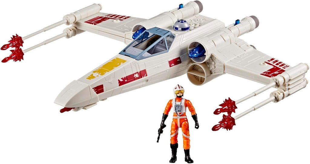Star Wars Epic World Action Luke Skywalkers Force Strike X Wing 4+ New