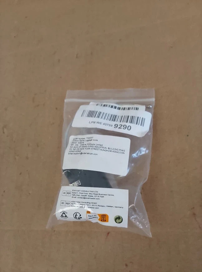 Oderra TSA Approved Luggage Locks 2 Pieces 3 Digit Combination Travel Padlocks