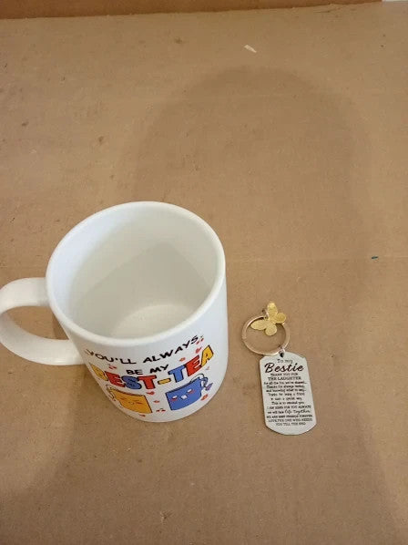 Azrra Friend 11 Oz Mug Keychain Best Friend Birthday Christmas Gifts Women New
