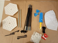 10ft Arch Kit Adjustable Garland Stand Water Fillable Base Balloons Clips Pump