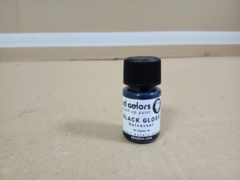 SD Colors Touch Up Paint Universal Gloss Black 8ml Scratch Chip Repair