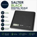 Salter Black Digital Scale Imperial And Metric Measurements LCD Display