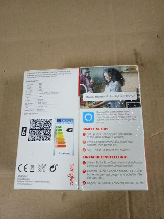 Sengled Smart Alexa Light Bulb B22 Bayonet Dimmable Bluetooth Echo Dot New