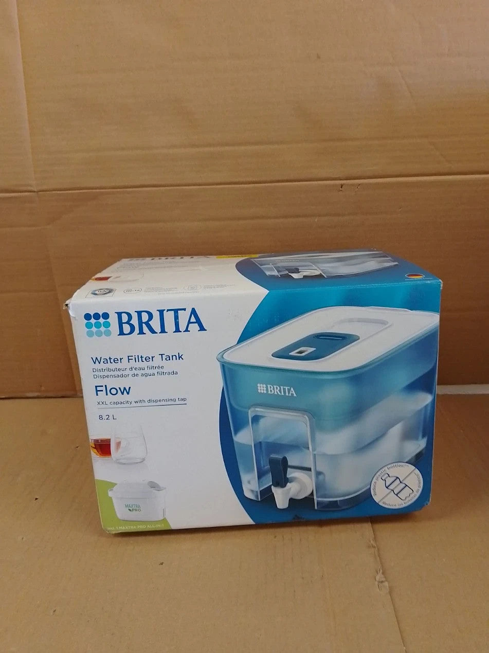 BRITA Flow XXL Water Filter Tank Light Blue 8.2L Plastic Jug 21.4x30x21.6cm