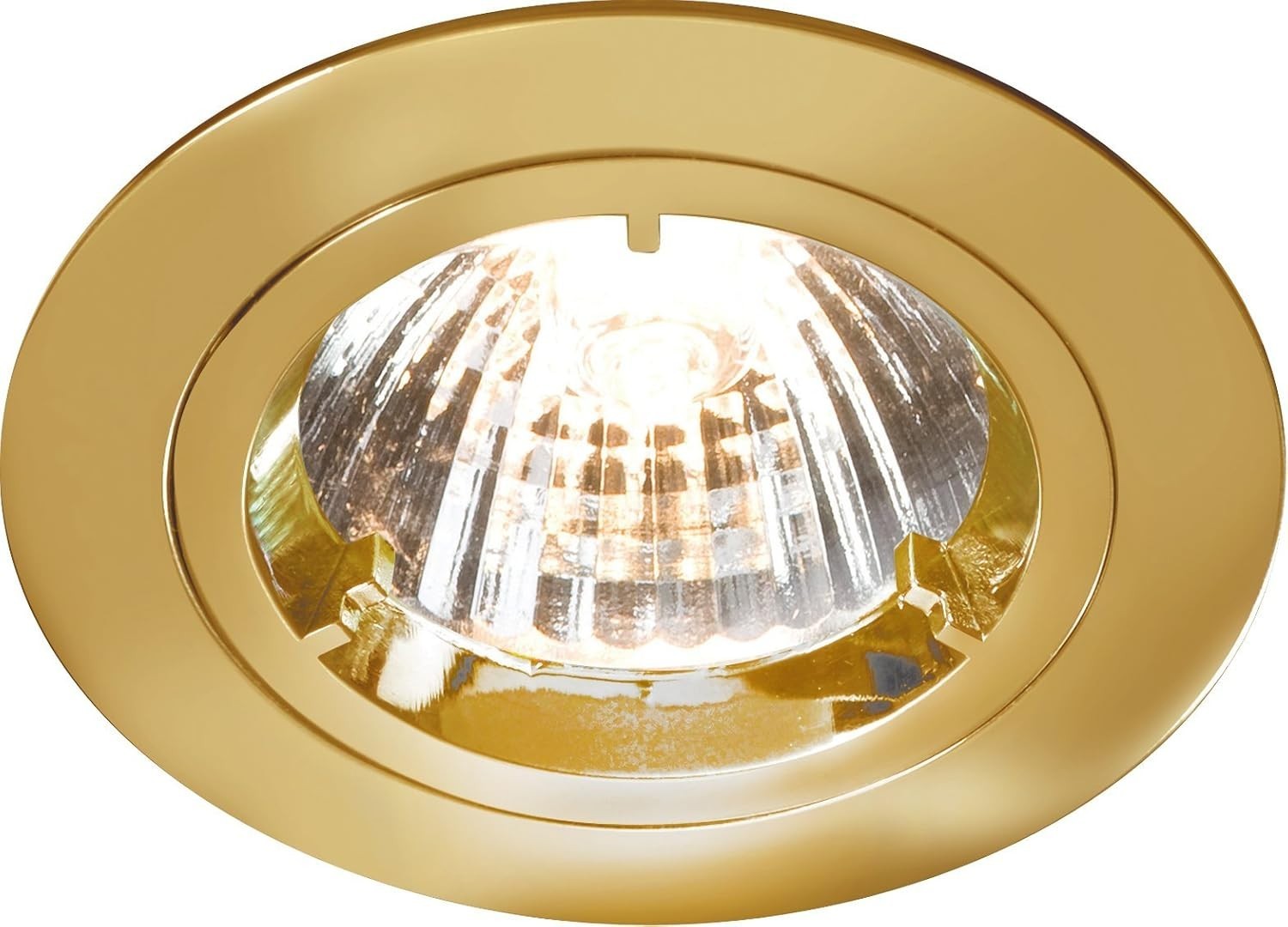 Knightsbridge IP20 230V 12V GU10 MR16 Recessed Fixed Twist Lock Aluminium New