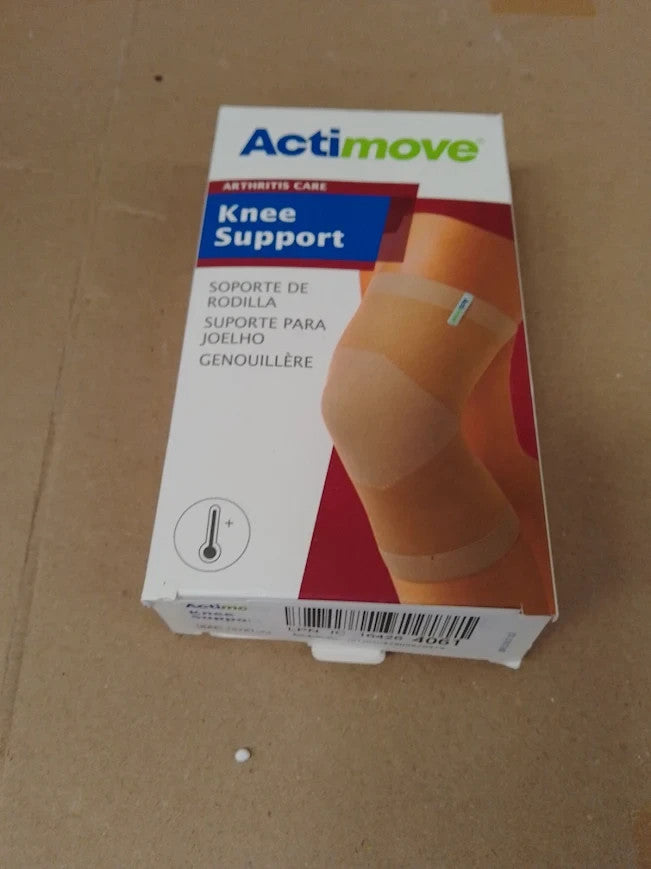 Actimove Arthritis Care Knee Support Light Compression Support Beige XL New
