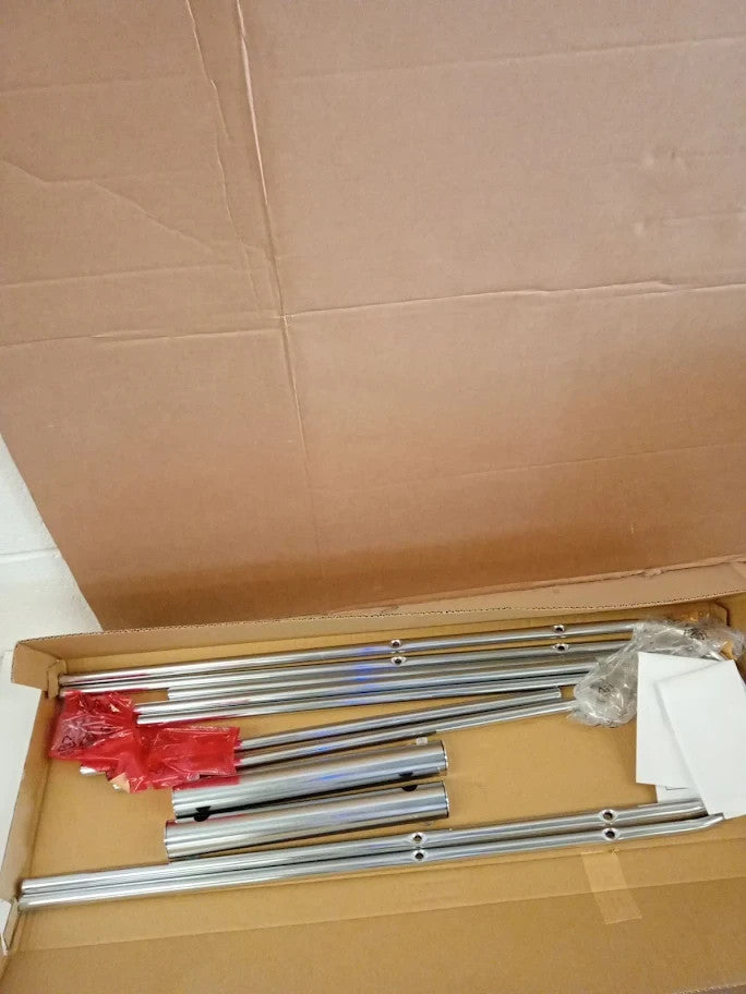 Argos Home Traditional 5 Tier Freestanding Towel Rail 81x60x29.5cm Chrome New