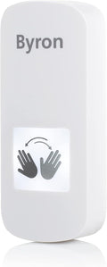 Byron Wireless Bell Push Touch Free Door Push Wave Sensor White DBY-23430 New