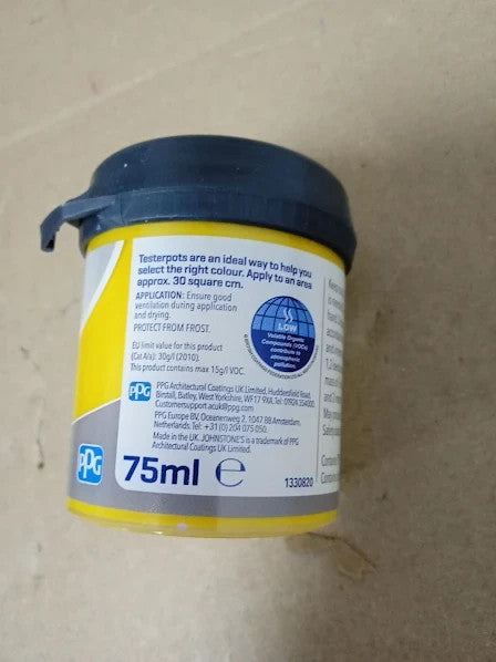Johnstone's Yellow Diamond Wall Ceiling Paint Emulsion Easy To Apply New