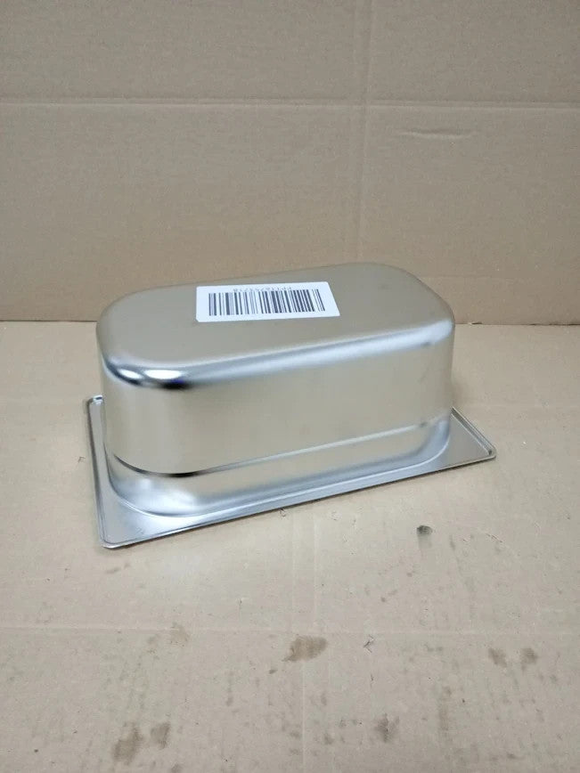 Vogue Gastronorm Pan 1/4 Stainless Steel Tray Depth 100mm Capacity 2.5L K819