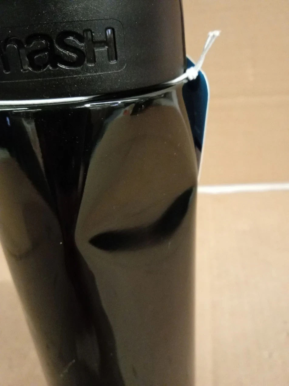 Smash Stainless Steel Water Bottle 750ml Black Flip Top Lid Straw Carry Handle