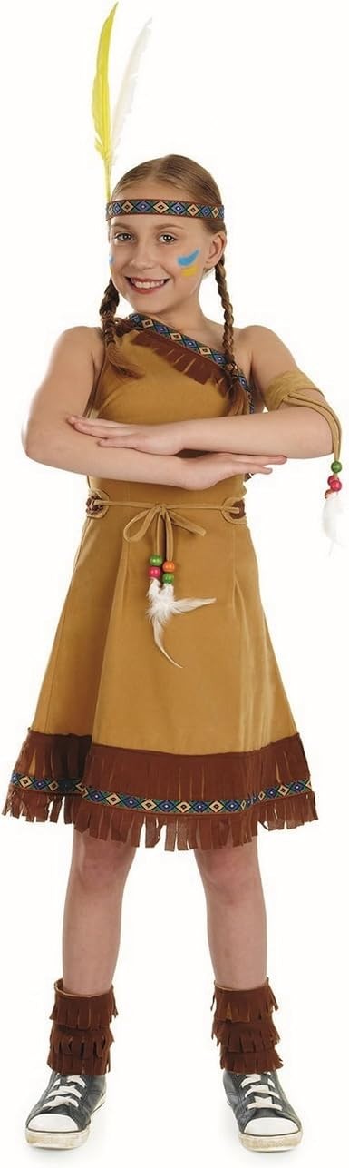 Fun Shack Girls Native American Costume World Book Day Fancy Dress Large New