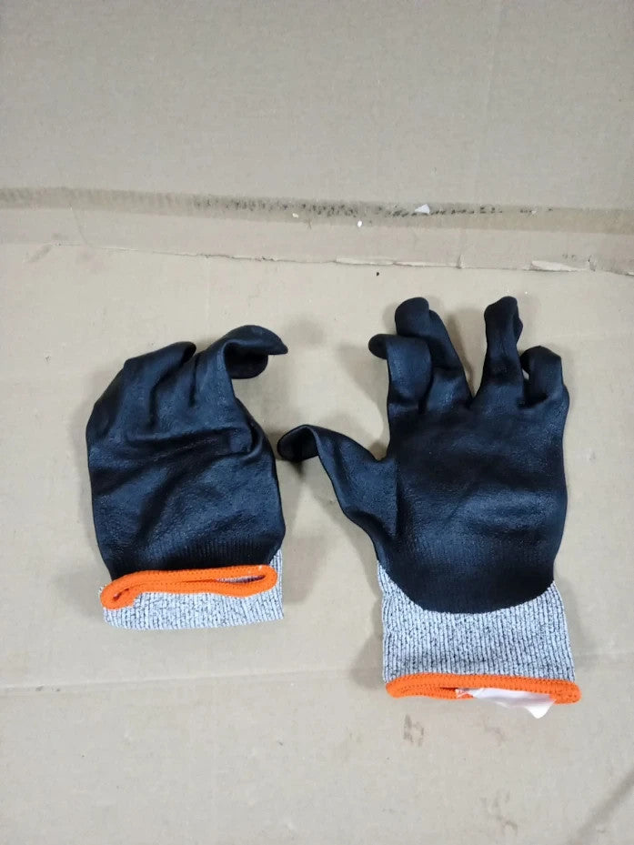 KAYGO Cut Resistant Work Gloves Level C Microfoam Nitrile Coated 2 Pairs 2XL New
