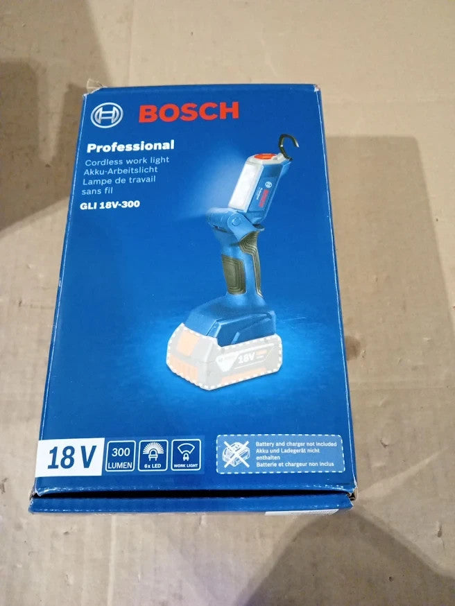 Bosch GLI 18V 300 Professional Cordless LED Floodlight Lumen Blue No Battery New