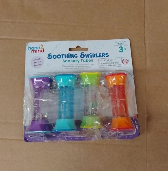 Learning Resources Sensory Tubes Keychains Calm Down Fidget Toys Classroom New
