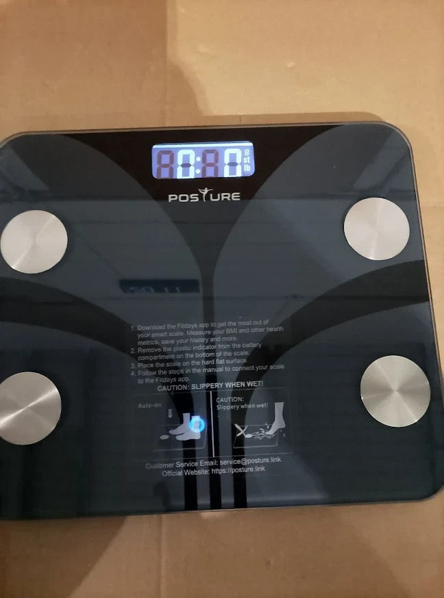 Bluetooth Body Weight Fat Scale Digital Bathroom 400lb 13 Body Composition New