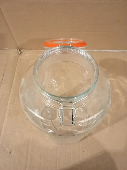 The Vintage Company Jumbo Glass  Airtight Lid Tap 51050 7.6L 22x22x35cm