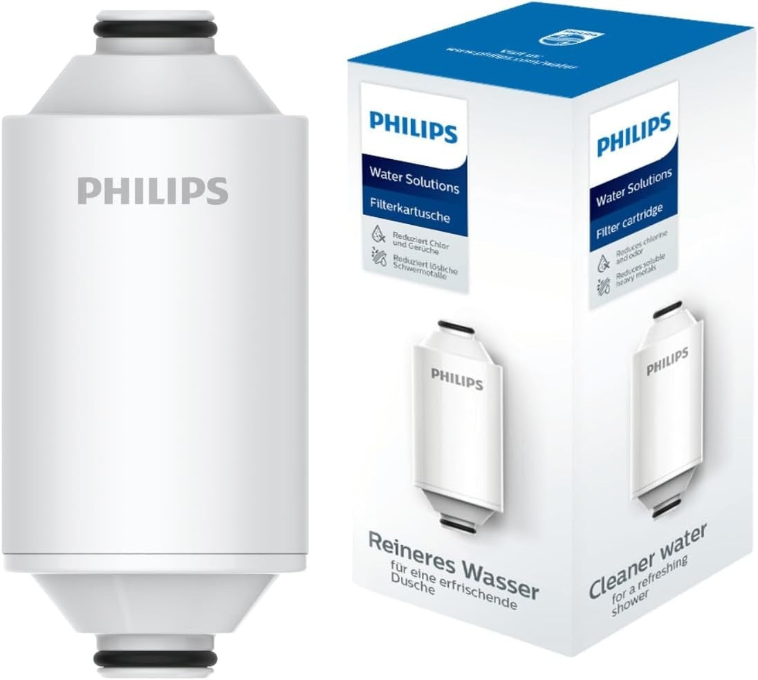 Philips Water Shower Filter Cartridge Remove Chlorine Impurities Rust New