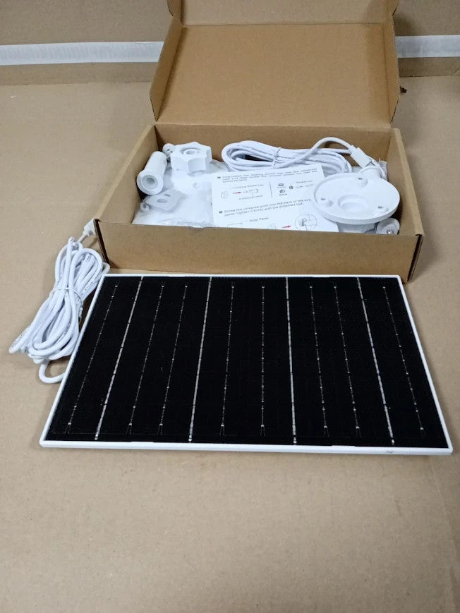 Vuebee 7W Solar Panel Compatible EufyCam USB C Micro USB Solar Charger