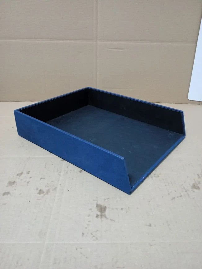 Rossler Soho Stackable Filing Tray For A4 Blue Rectangular