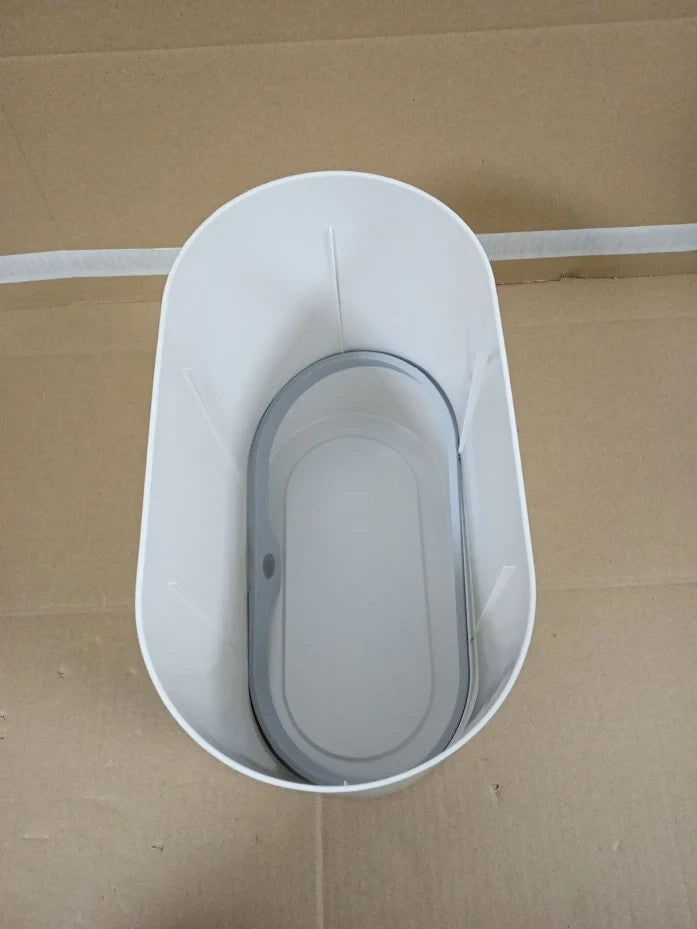 SENSIOHOME 5L Motion Sensor Bin Automatic Touchless Trash Can White Grey Design