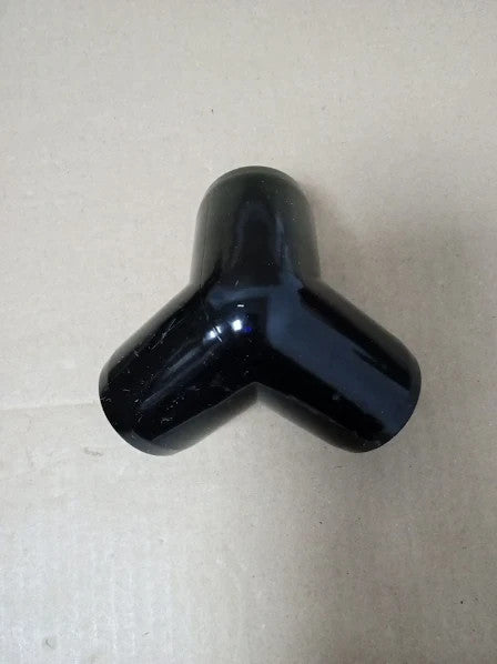 3 Way PVC Pipe Fittings 1in Zernmiarder Black PVC Elbow Corner Side Outlet 12pc