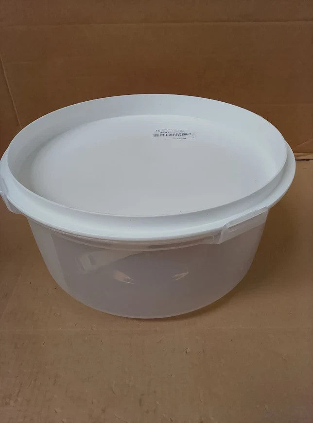 Accurate Plastic Cake Carrier Lid Locking Clips Round Dishwasher Safe 30cm