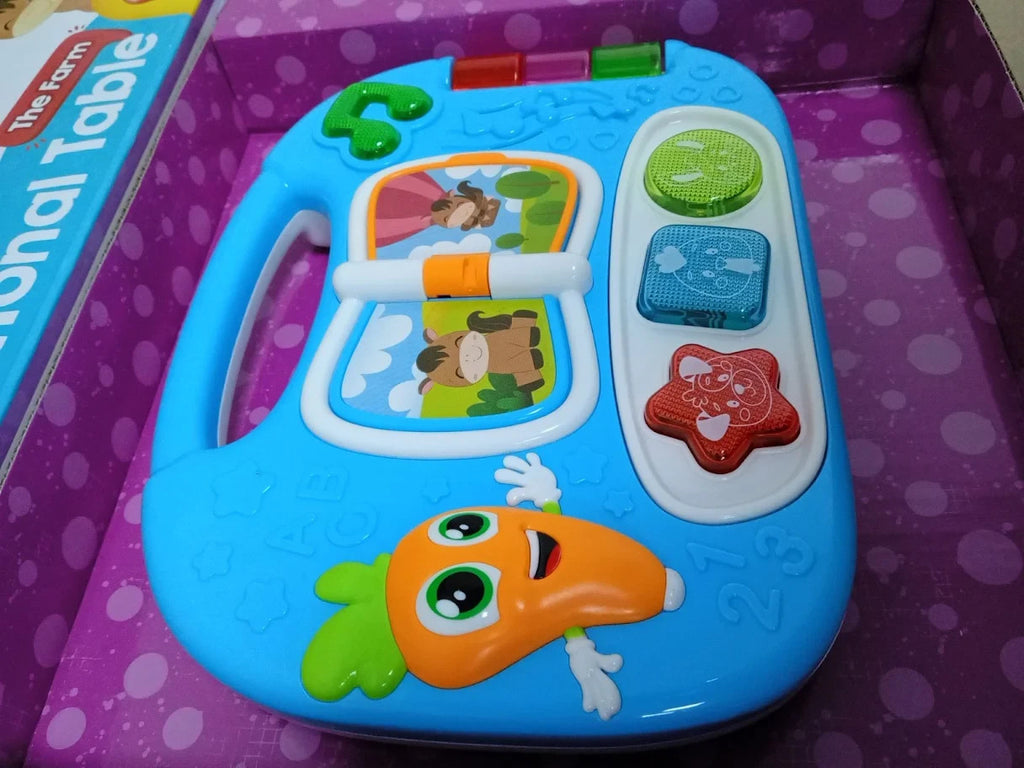Lisciani Carotiba Babu Interactive Musical Farm Trainer Babies Animals 6m+ New