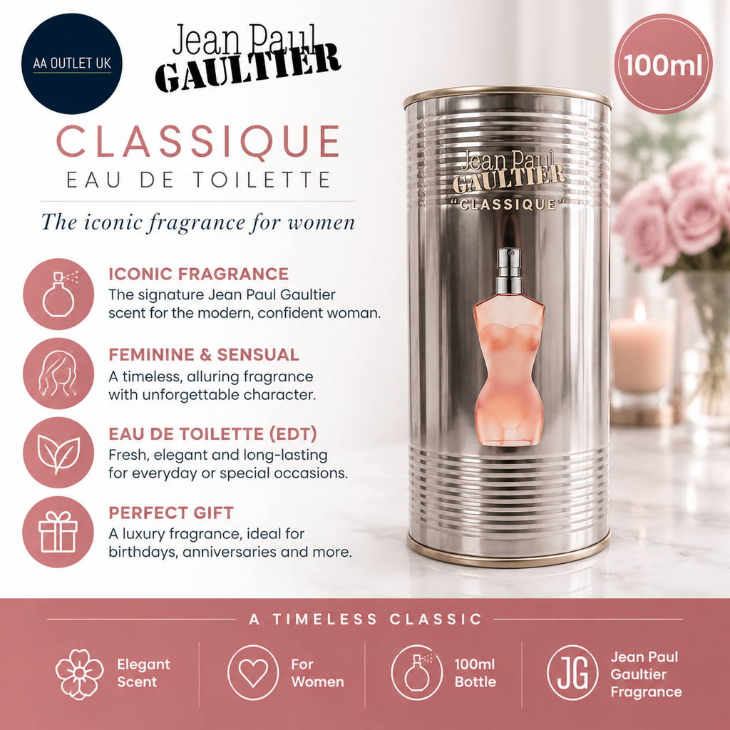 Jean Paul Gaultier Classique Eau de Toilette EDT Women Fragrance 100ml New