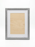 Frame Company Drayton 9x7 Grey Photo Picture White Mount 8x6 Image Plastic New