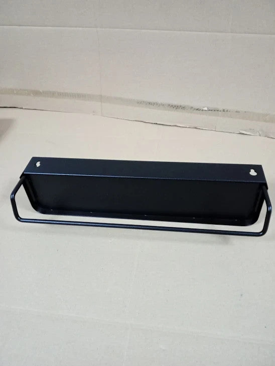 Sealskin Brix Wall Tray Towel Rail Metal Black 35x10x8cm One Size New