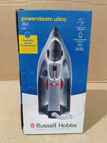 Russell Hobbs 350ml Ceramic Steam Iron 3100W 210g Min Extra Boost 30.5x12.2cm