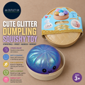Cute Glitter Dumpling Squishy Toy Stress Ball Fidget Squeeze Sensory Design New
