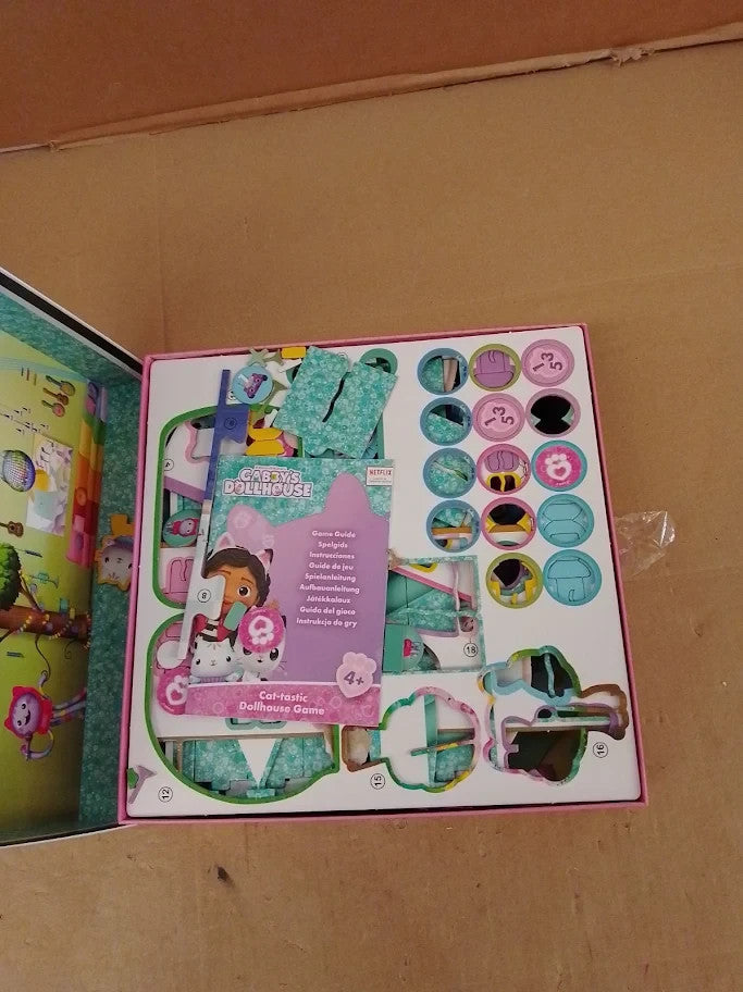 Shuffle FSCGabby Dollhouse Cat-tastic Dollhaouse Game For children 4+ White New