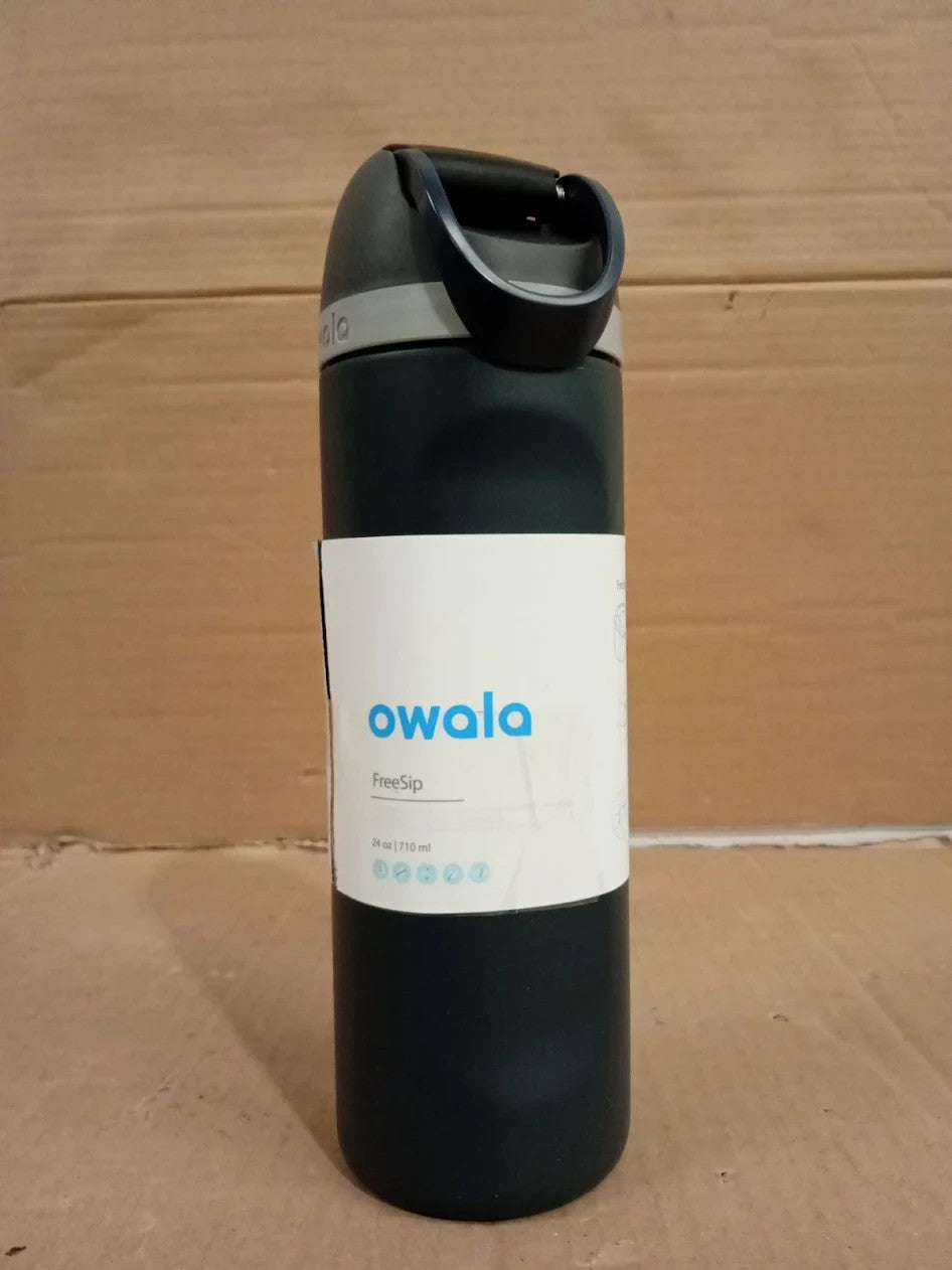 Owala FreeSip Insulated Stainless Steel Water Bottle Straw Sports Travel 710ml