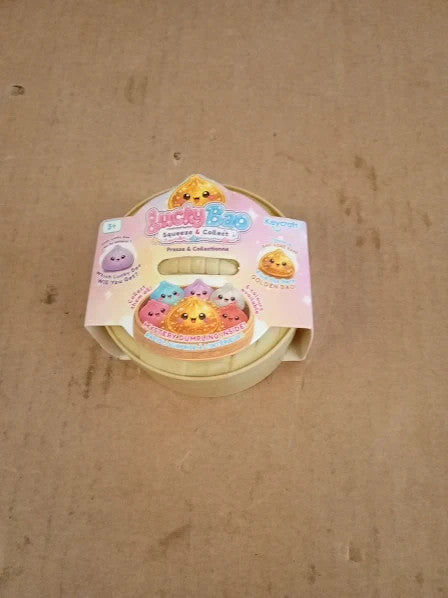 Lucky Bao Mini Squishy Mystery Dumpling Toy Squeeze Collect Cute 6.5x6.5x4cm New