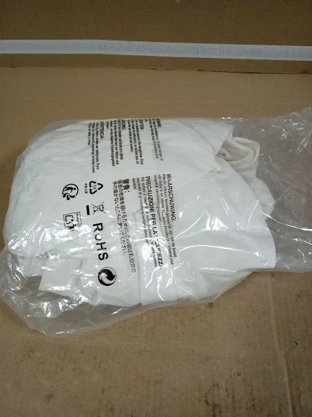 Amazon Basics Bedding Soft Microfibre Super King Sheet White 180x200cm New