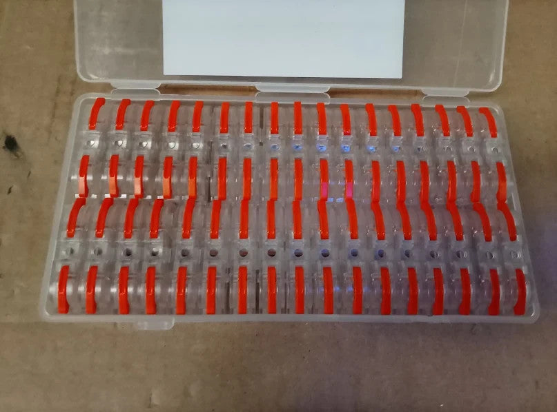 Flintronic Wire Connectors 34pcs Dual Wire Terminal Block 2 Pin 18-22AWG New